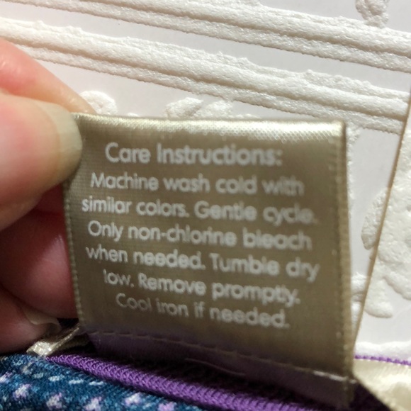 Ink & Ivy Long Sleeve Crushed Grape T-shirt 1X - Picture 5 of 6